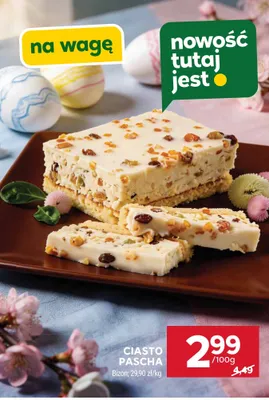 Ciasto pascha promocja w Stokrotka