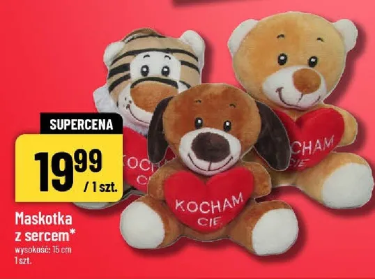 Maskotka z sercem promocja w POLOmarket