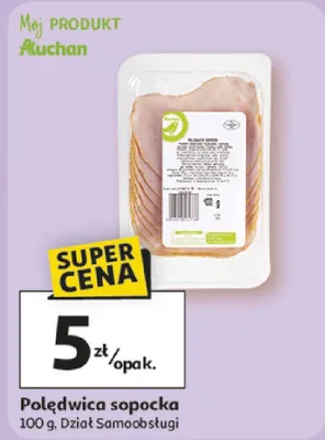 Polędwica sopacka Dział Samoobsługi promocja w Auchan