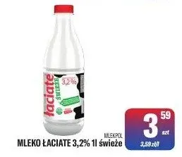 Mleko łaciate 3,2% H świeże promocja w Tomi Markt
