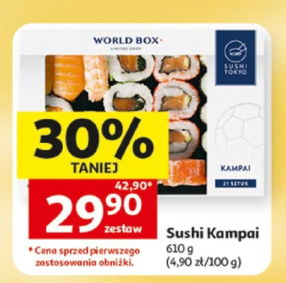 Sushi Kampai Sushi Tokyo promocja w Auchan