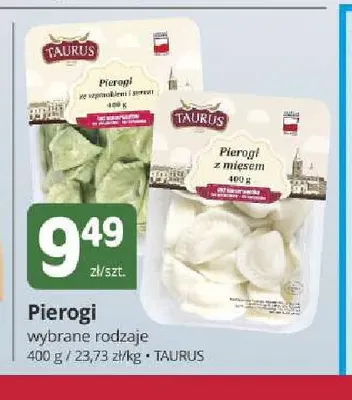 Pierogi z mięsem Taurus promocja w Marketvita