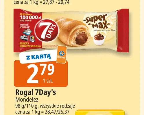 Rogal 7Days Mondelez promocja w Leclerc