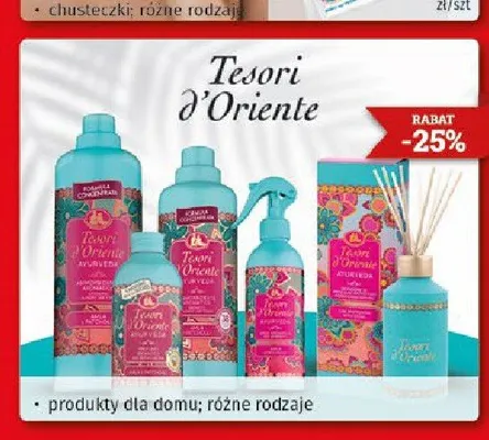 Produkty dla domu Tesori d'Oriente promocja w Drogeria Kosmyk