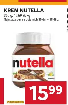 Krem Nutella promocja w Stokrotka