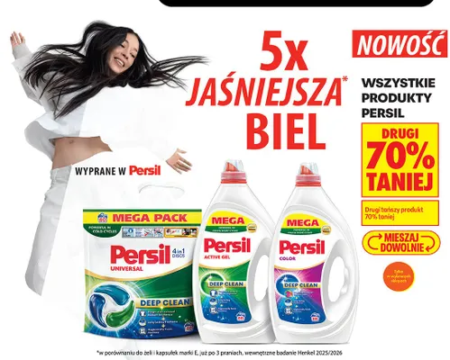 Kapsułki do prania Persil Universal Discs promocja w Biedronka