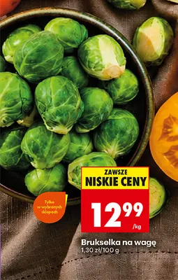 Brukselka na wagę promocja w Biedronka