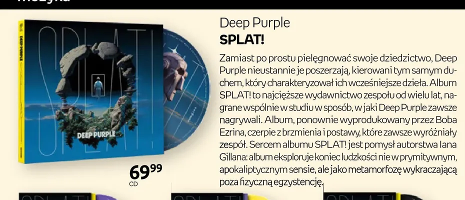 Płyta CD Deep Purple SPLAT! promocja w Empik