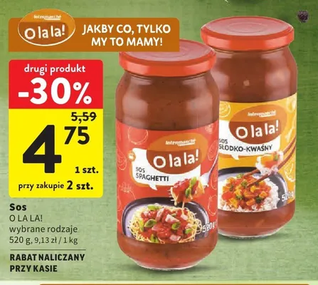 Sos O la la! wybrane rodzaje promocja w Intermarche