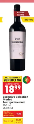 Wino Merlot Touriga Nacional promocja w Biedronka