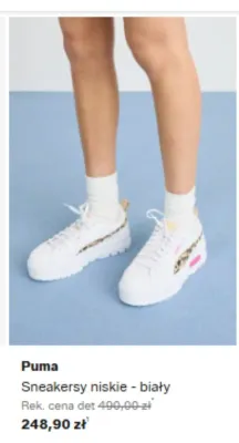 Sneakersy niskie Puma białe promocja w Lounge by Zalando