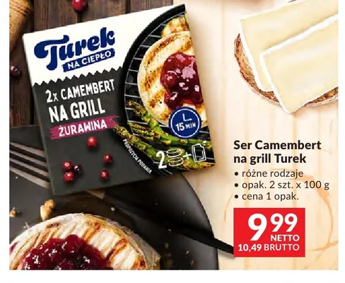 Ser Camembert na grill Turek 2-pak 100 g promocja w Makro