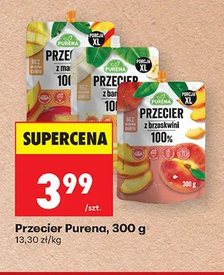 Przecier Purena z mango 100% promocja w Biedronka