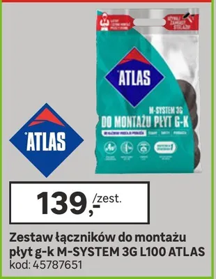 Zestaw łączników do montażu płyt g-k M-System 3G Li00 promocja w Leroy Merlin