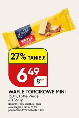 Wafle Torcikowe Mini promocja w Chata Polska