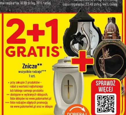 Znicze promocja w POLOmarket