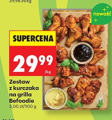Zestaw z kurczaka na grilla promocja w Biedronka