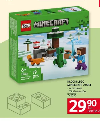 Klocki LEGO Minecraft 21583 promocja w Selgros