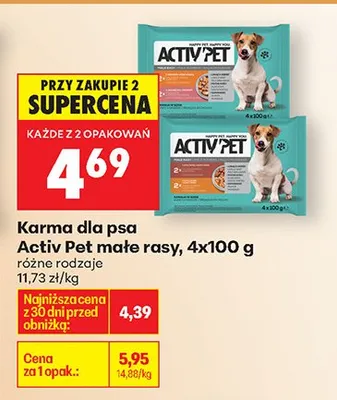 Karma dla psa małe rasy promocja w Biedronka