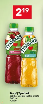 Napój Tymbark jabłko-mięta promocja w LEWIATAN