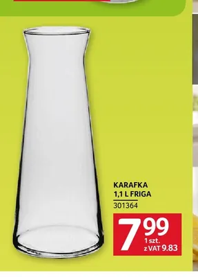 Karafka 1,1 l Friga promocja w Selgros