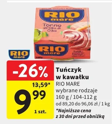 Tuńczyk w kawałku promocja w Intermarche
