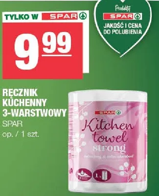 Ręcznik kuchenny 3-warstwowy promocja w SPAR
