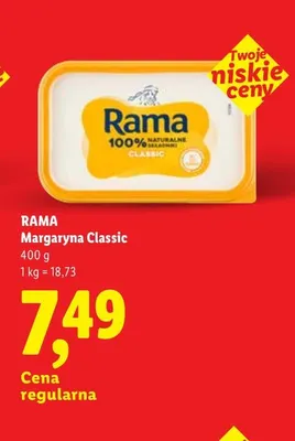 Margaryna Classic Rama promocja w Lidl