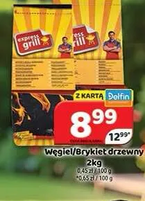 Brykiet drzewny promocja w Delfin