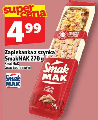 Zapiekanka z szynką SmakMAK 270g promocja w TOPAZ