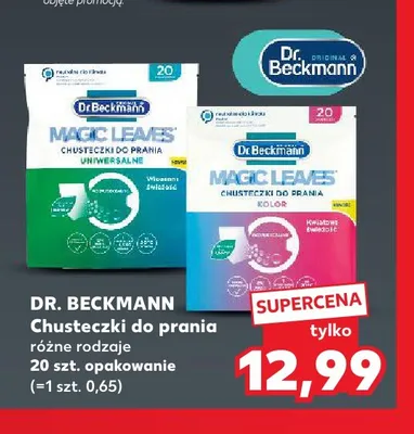 Chusteczki do prania Dr. Beckmann Magic Leaves Kolor promocja w Kaufland