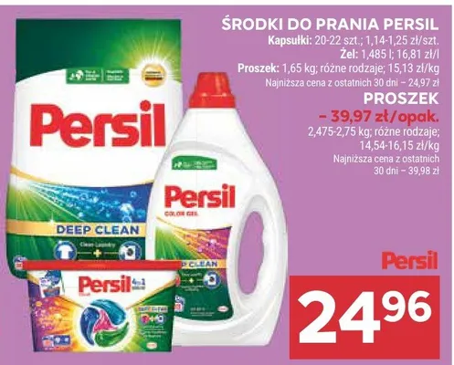 Środki do prania Persil promocja w Stokrotka