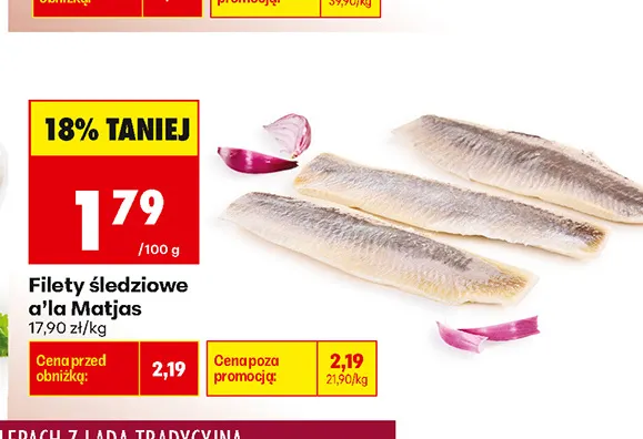 Filety śledziowe a'la Matjas promocja w Biedronka