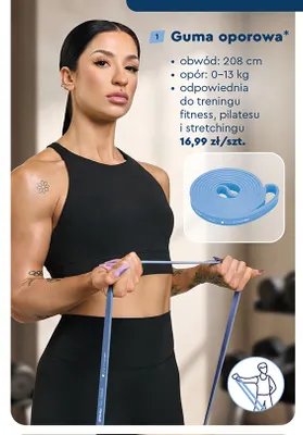 Guma oporowa Spokey 208 cm 0-13 kg promocja w Biedronka
