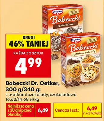 Babeczki czekoladowe promocja w Biedronka