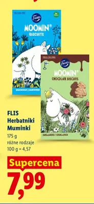 Herbatniki Muminki Flis promocja w Lidl