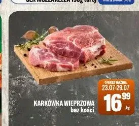 Karkówka wieprzowa bez kości promocja w Tomi Markt