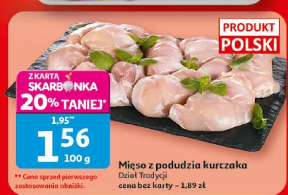 Mięso z podudzia kurczaka Dział Tradycji promocja w Auchan