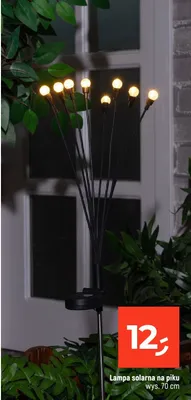 Lampa solarna na piku promocja w Dealz