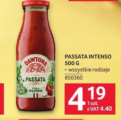 Passata Intenso Dawtona promocja w Selgros