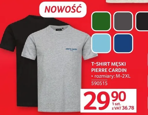 T-shirt męski PIERRE CARDIN promocja w Selgros