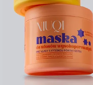 Maska do włosów wysokoporowatych Niuqi promocja w Biedronka
