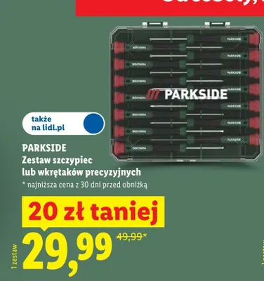 Zestaw wkrętaków precyzyjnych Parkside promocja w Lidl