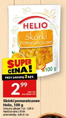 Skórki pomarańczowe Helio promocja w Twój Market