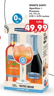 Zestaw Monte Santi Aperitivo + Prosecco promocja w Kaufland