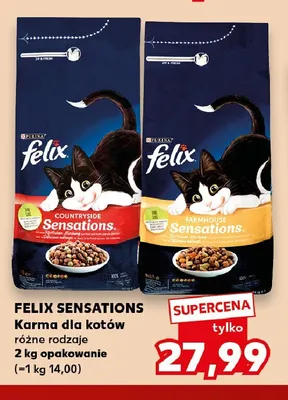 Karma dla kotów Felix Sensations Farmhouse promocja w Kaufland