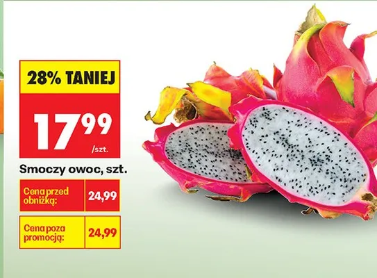 Smoczy owoc promocja w Biedronka