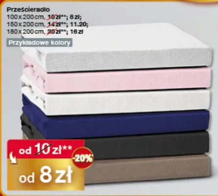 Prześcieradło promocja w Woolworth
