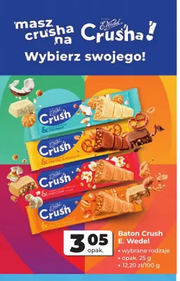 Baton E. Wedel Crush Milk Chocolate Salted Peanuts promocja w Odido