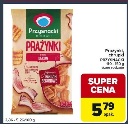 Prażynki, chrupki Przysnacki promocja w Globi